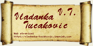Vladanka Tucaković vizit kartica